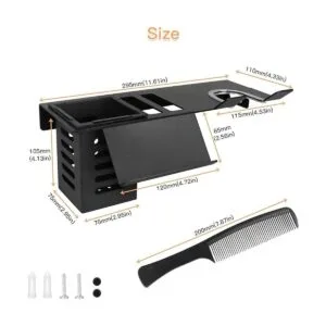 Yimerlen Soporte para secadora y alisadora soporte para_2