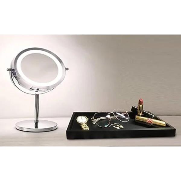 Zexzen Bathroom Vanity Tray Matte Black Resin Bathroom_3