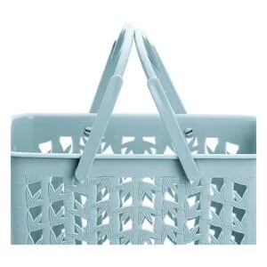 Elsjoy Juego de 3 cestas de plástico para ducha_3