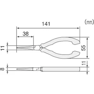 ENGINEER PS03 Alicates de nariz larga con aguja en_4
