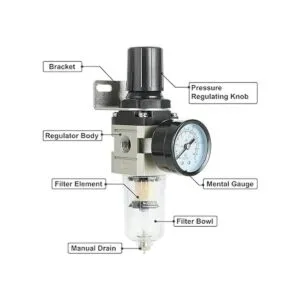 Hromee Combo regulador de filtro de compresor de aire de_2