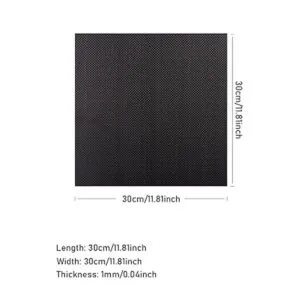 Kalolary Placa de tablero de fibra de carbono de 11.811 x_2