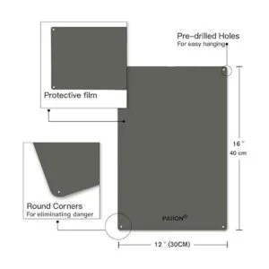 PAIION Cartel de metal de conocimiento de cabra con estaño_2