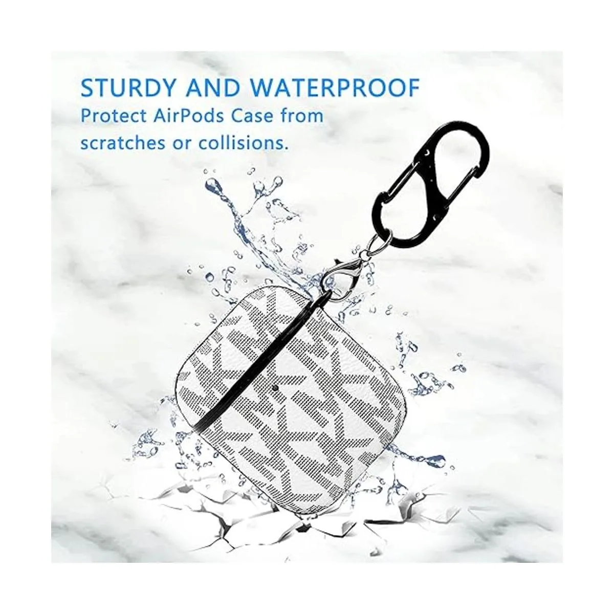 TANGABA Funda para AirPods con llavero carcasa rígida_2