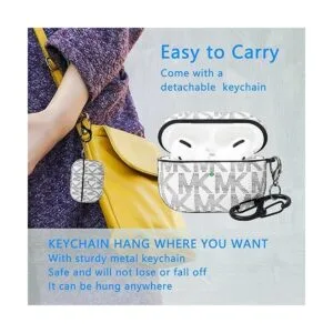 WAWINER Funda protectora para AirPods Pro con llavero_3