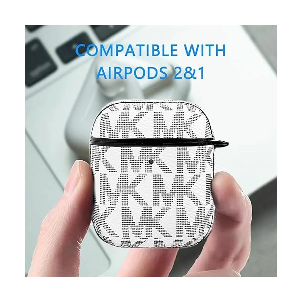 TANGABA Funda para AirPods con llavero carcasa rígida_3