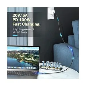 Cable USB C para Thunderbolt 4 Angusplay USB4 cable de_4