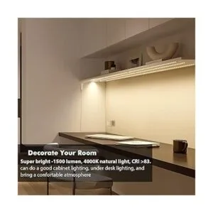 WOBANE Kit de iluminación para debajo del gabinete 6_3