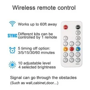 WOBANE Kit de iluminación para debajo del gabinete 6_5