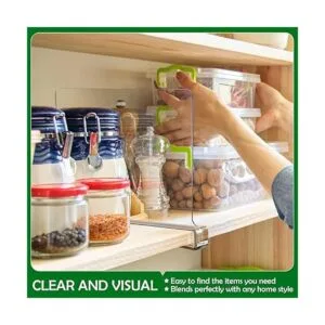 Divisores de estante de acrílico paquete de 4 separadores_4