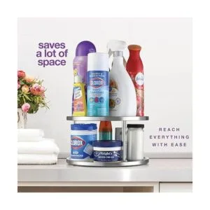 Lovotex Tabla giratoria Lazy Susan de acero inoxidable de_6