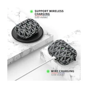 WAWINER Funda protectora para AirPods Pro para mujeres y_4