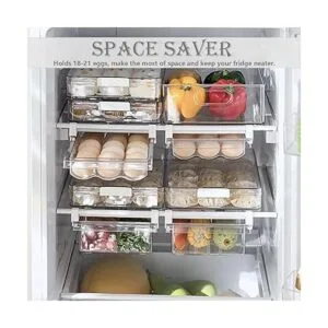 Contenedores organizadores para refrigerador bandeja de_2