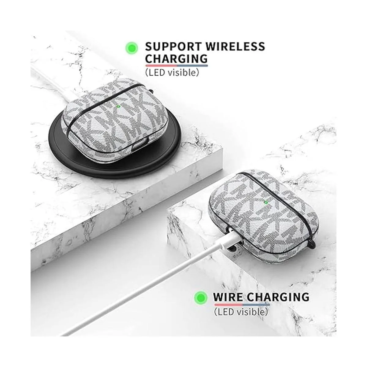 WAWINER Funda protectora para AirPods Pro con llavero_4