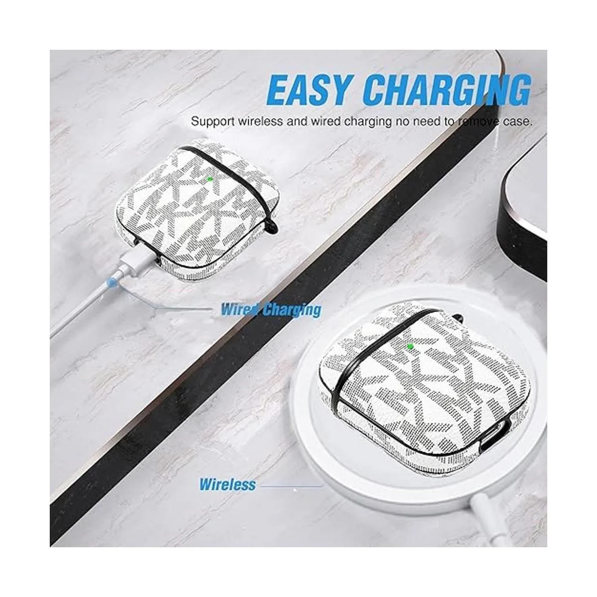 TANGABA Funda para AirPods con llavero carcasa rígida_4