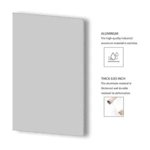 PAIION Cartel de metal de conocimiento de cabra con estaño_3