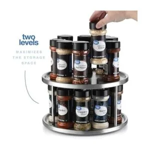 Lovotex Tabla giratoria Lazy Susan de acero inoxidable de_3