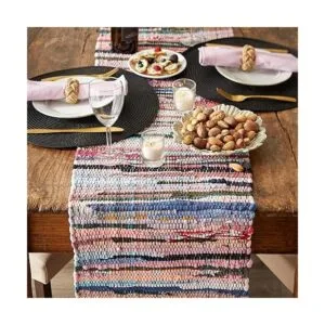 Juego de 6 manteles individuales de chindi lavables a_6