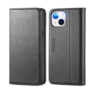 TUCCH Funda tipo cartera para iPhone 14 de 6.1 pulgadas_1