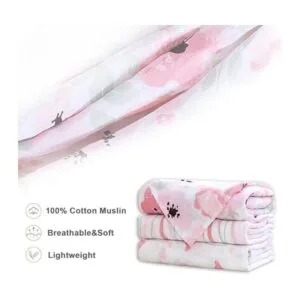 Little Grape Land Paquete de 3 mantas de muselina para_2