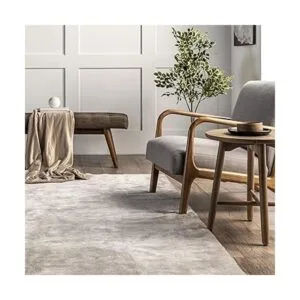 nuLOOM Loni Alfombra decorativa de pelo liso lavable a_5