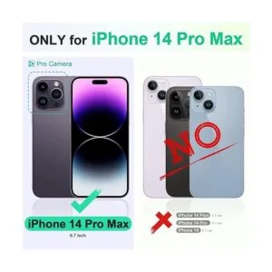 TUCCH Funda para iPhone 14 Pro Max funda tipo cartera con_2