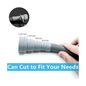 Elyfree Manguera de drenaje de lavadora de 16.4 pies kit_3