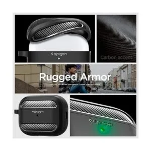 Spigen Rugged Armor Funda diseñada para Airpods Pro de 2_2