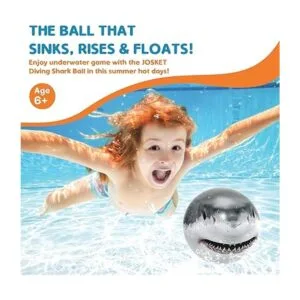 JOSKET Bola de buceo de tiburón juguetes de piscina para_2