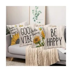 Royalours Home Sweet Home Juego de 4 fundas de almohada_4