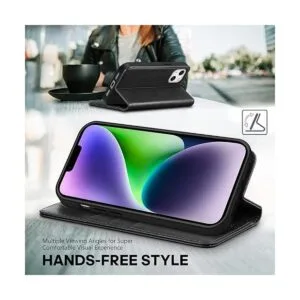 TUCCH Funda tipo cartera para iPhone 14 de 6.1 pulgadas_5