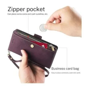 Antsturdy Funda tipo cartera para Samsung Galaxy S21 Ultra_5