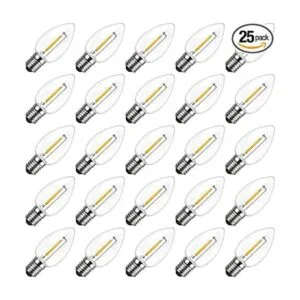 Bombilla LED C7 de repuesto de Navidad paquete de 25_1