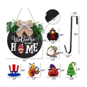 jollylife Letrero de bienvenida intercambiable de_4