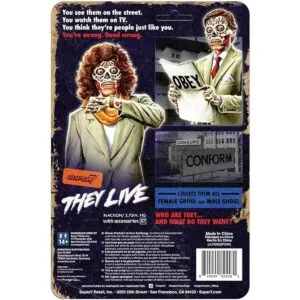 Super7 They Live Female Ghoul Glow Reaction Figure 3.75 Inch_5