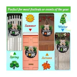 jollylife Letrero de bienvenida intercambiable de_5