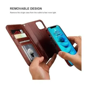 Bocasal Funda tipo cartera desmontable para iPhone 14 Plus_4