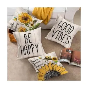 Royalours Home Sweet Home Juego de 4 fundas de almohada_3