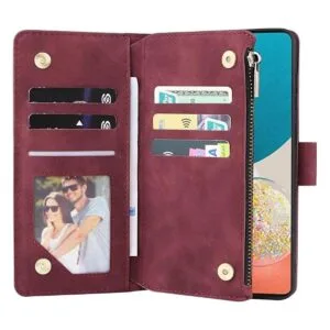 ZZXX Funda tipo cartera para Samsung Galaxy A53 5G con_4