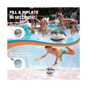 JOSKET Bola de buceo de tiburón juguetes de piscina para_4
