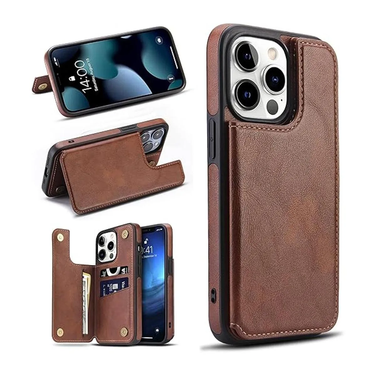 DOGODON Diseño para iPhone 13 Pro Max Funda tipo cartera_1