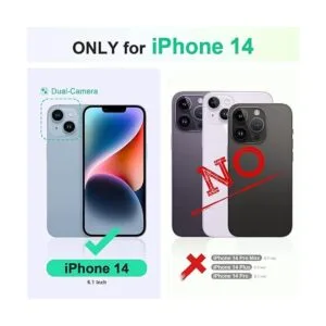 TUCCH Funda tipo cartera para iPhone 14 de 6.1 pulgadas_2