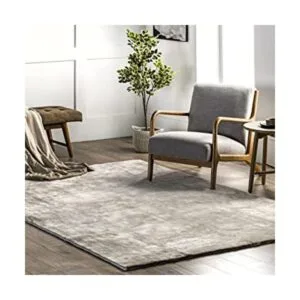 nuLOOM Loni Alfombra decorativa de pelo liso lavable a_1