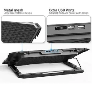 KYOLLY Almohadilla de refrigeración mejorada para laptop_4