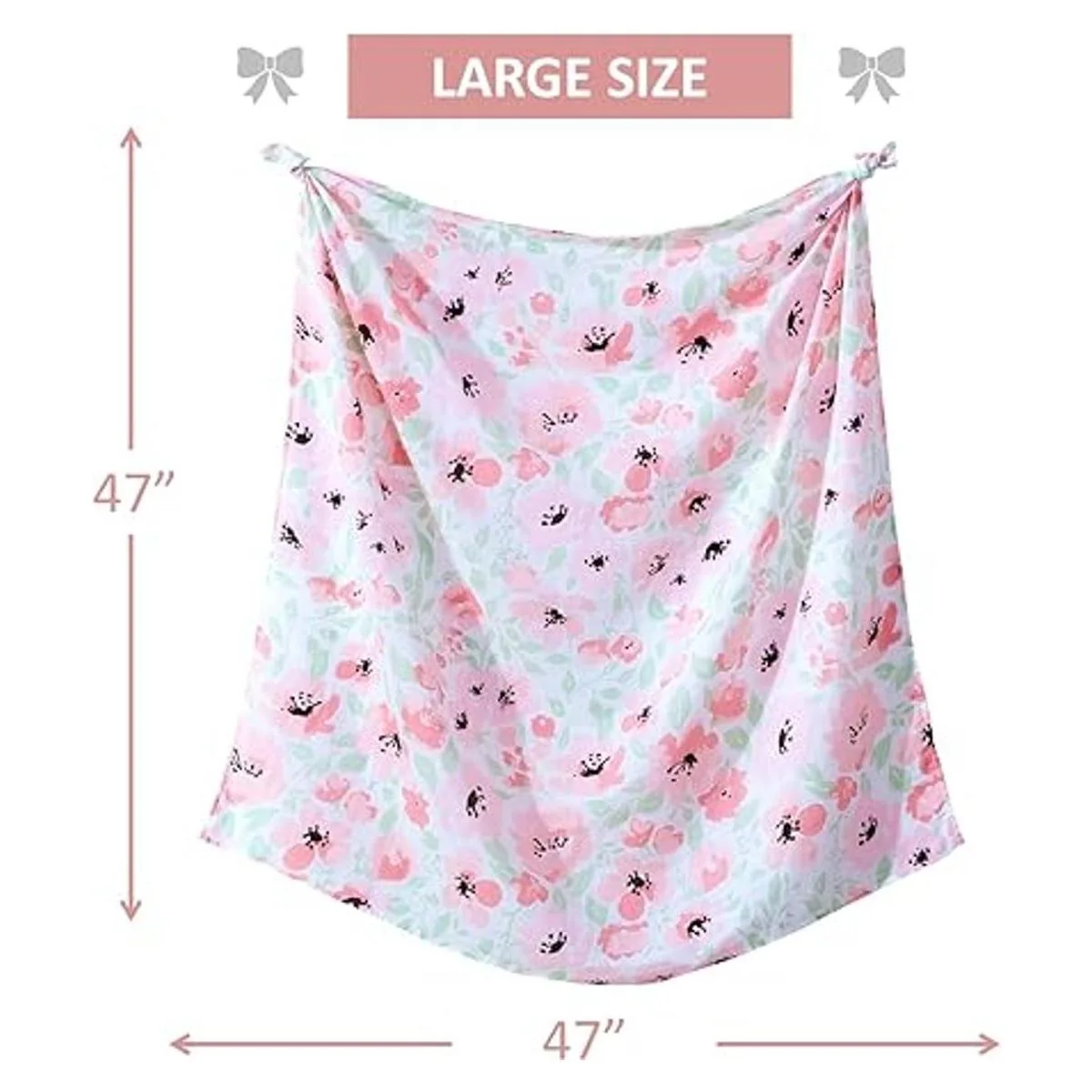 Little Grape Land Paquete de 3 mantas de muselina para_3