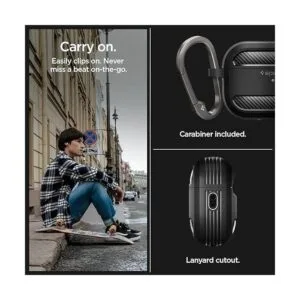 Spigen Rugged Armor Funda diseñada para Airpods Pro de 2_4