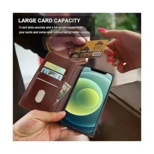 Vaburs Funda tipo cartera compatible con iPhone 1212 Pro_3