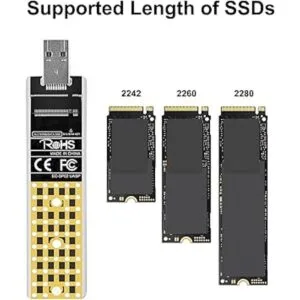 ANYOYO Adaptador NVME a USB 3.13.2 Gen 2 lector_3