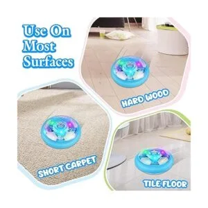 Kroyedfuw Juego de pelota de fútbol Hover con 2 goles_3