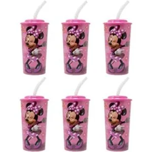Paquete de 6 vasos deportivos reutilizables de Disney_1
